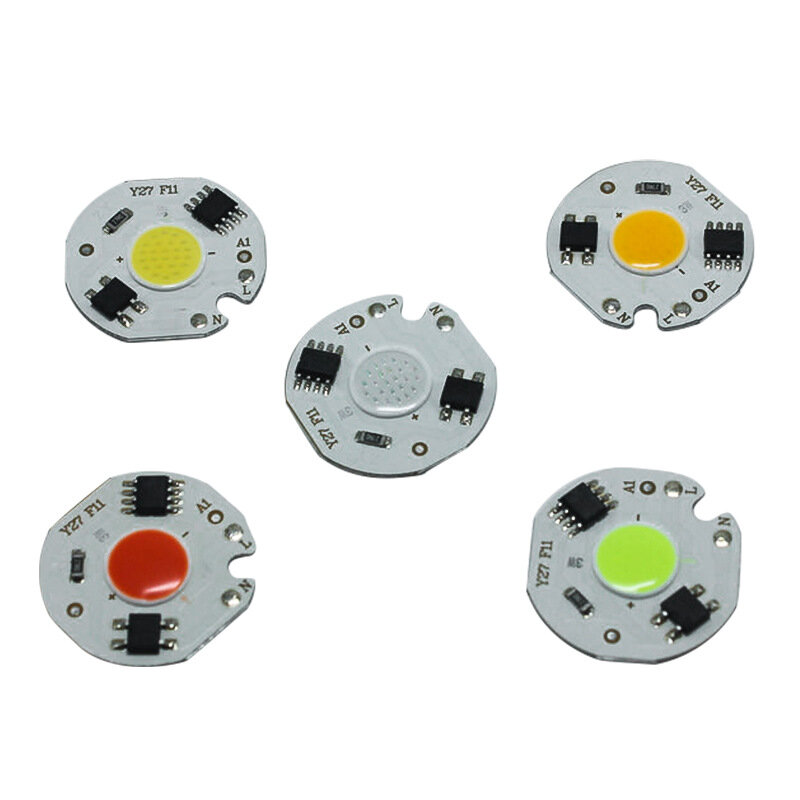 LED lamp emitting surface 3W5W7W10W12W Free linear drives the high pressure plate led light blue, green light source chip COB