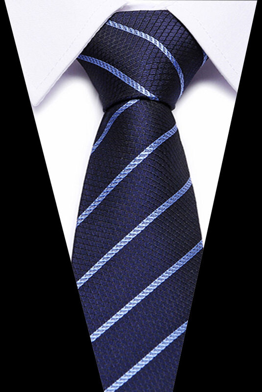 Luksusowe krawaty ślubne 7.5cm męski klasyczny krawat żakardowy jedwabny krawat zestaw krawat biznesowy akcesoria męskie krawat