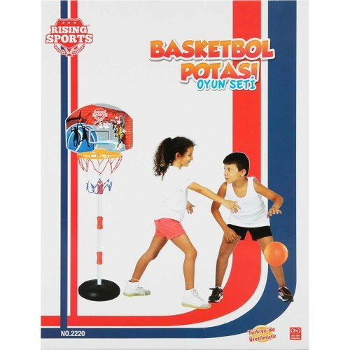 Ring Basket Dapat Disesuaikan Olahraga Naik 84-138 Cm