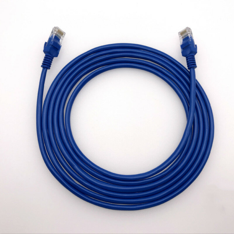 1m/2m/3m/5m/10m RJ45 sieć Ethernet przewód LAN Cat 5e kanał UTP 4 pary 24AWG kabel krosowy Router ciekawe Lot najwyższa jakość