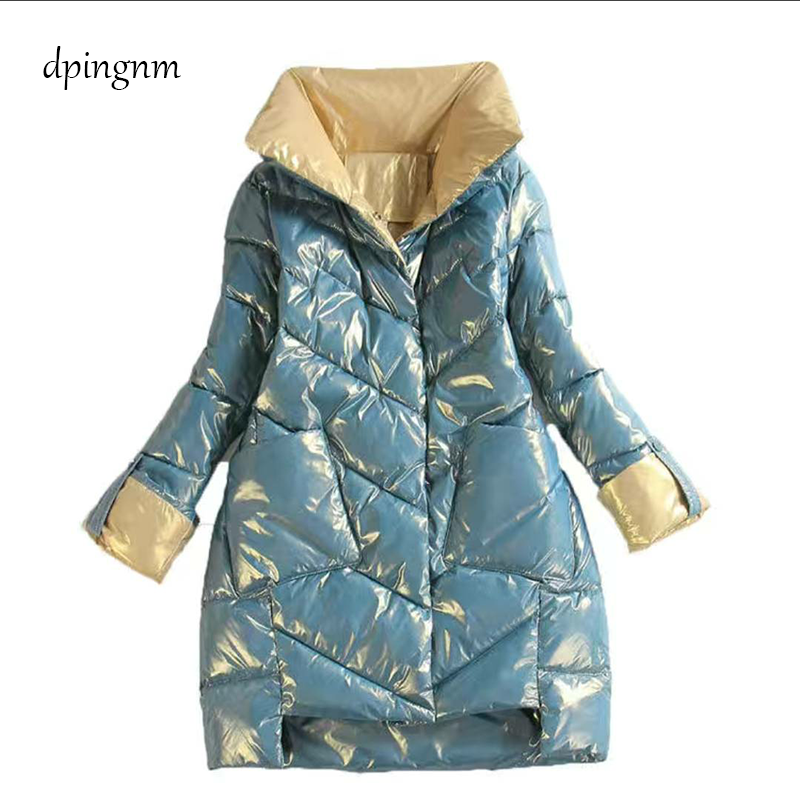 女性のための厚いルーズフィットジャケット,カジュアルで暖かい冬のコート,2023