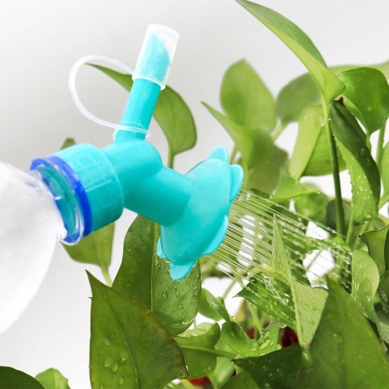 Konewka dysza plastikowa 10*5*7 butelki na napoje podlewanie kwiatów dysza artykuły ogrodowe narzędzia do nawadniania puszki wodne Jardin