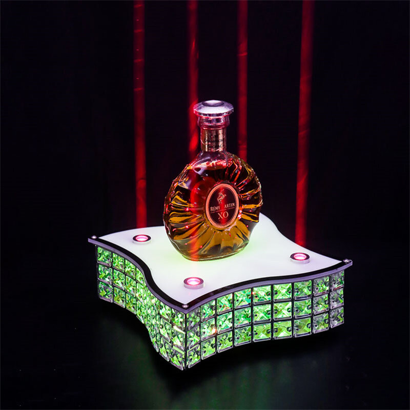 LED Champagne Wine Bottle Presenter Rechargeable Bottles Glorifier Holder For Nightclub VIP Serving Tray Wine Racks Display