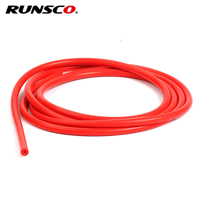 Tubo de silicona para aspirador de coche, accesorio universal de color rojo, azul y negro, 3 mm/5 mm/4 mm/6 mm/8 mm