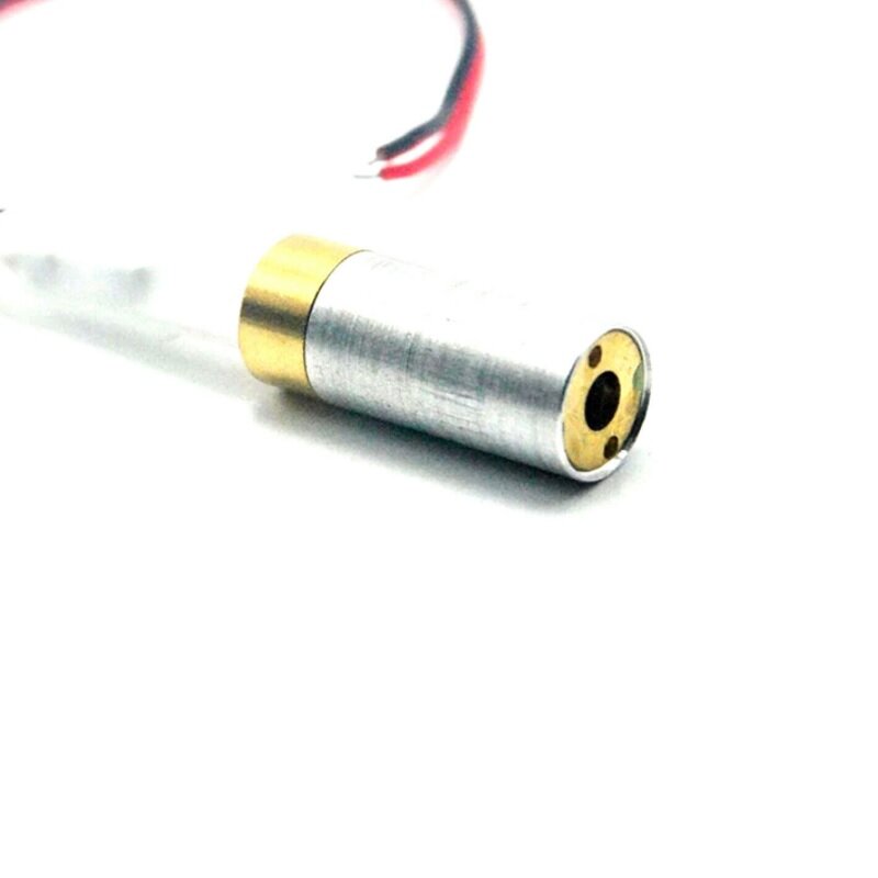 Module de Diode Laser à point de repérage vert, 532nm 10mw 5V Dia.12mm hôte en laiton 5 pièces/lot