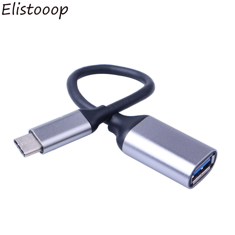 Tipo C USB 3,0 OTG Cable Acelerador de velocidad USB C macho a USB3.0 hembra convertidor USB-C sincronización de datos OTG Cable adaptador para Samsung Huawei
