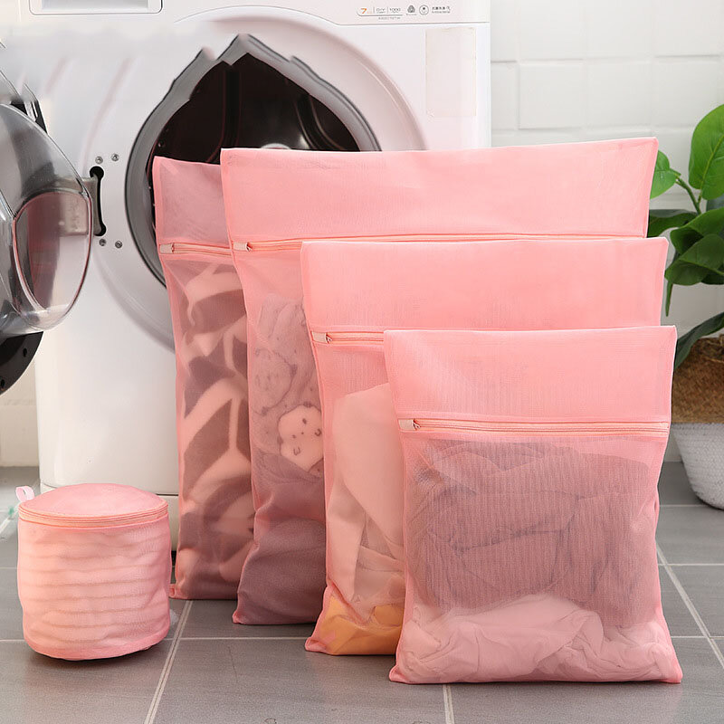 Mesh Laundry Bag for Washing Machine, Clothes Protection Net, Underwear, Travel, Special Clothing Laundry Bag, 1, 4, 5 Pcs Set