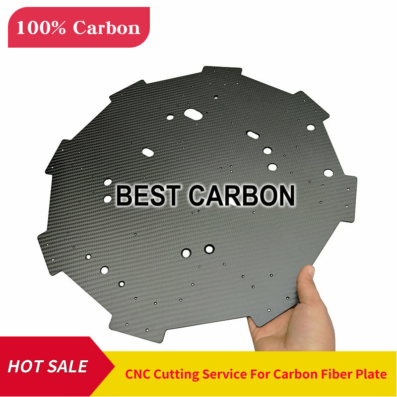 Placa de fibra de carbono personalizada, servicio de corte CNC, lámina de fibra de carbono, laminado, placa central, placa CFK, placa rígida, placa FPV