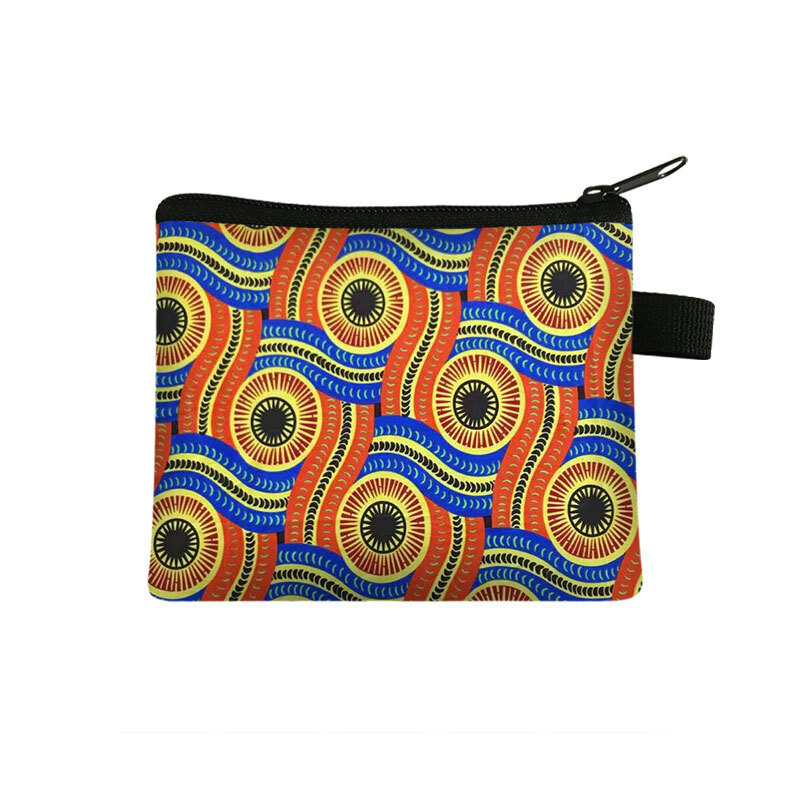 New Children's Wallet Geometric Design Portable Card Bag Coin Key Storage Bag Hand Bag Small Square Bag Coin Purse Pochette Sac