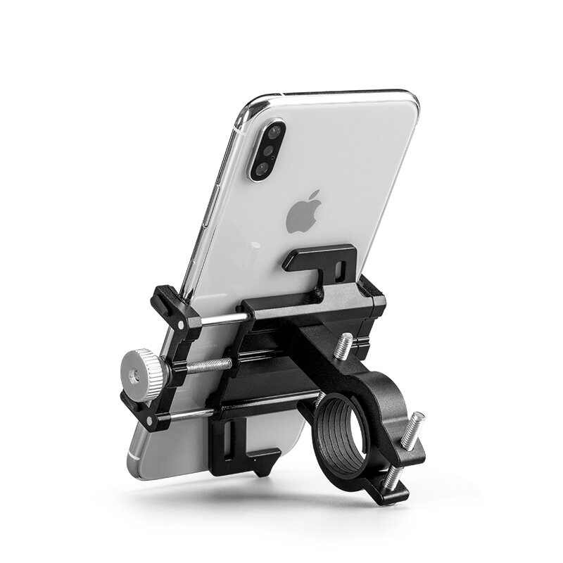 ROCKBROS uchwyt na telefon motocykl elektryczny rower smartfon stop aluminium CNC uchwyt pięć pazurów mechaniczne uchwyt na telefon rowerowy