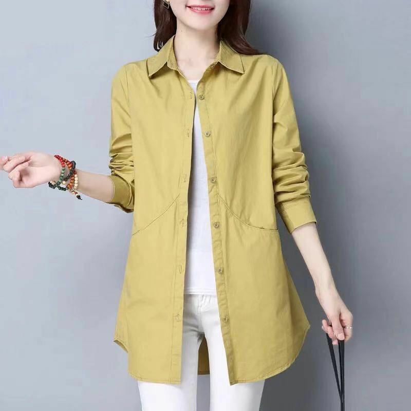 Frauen Übergroße Kariertes Hemd Mit Taschen Damen Mode Elegante Blusen 2023 Langarm Top Koreanischen Stil Casual Kleidung