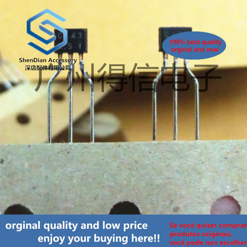 Transistores digitais npn digital (resistores embutidos), foto real, 30 peças, 100% original, novo dtc143xs c143xs