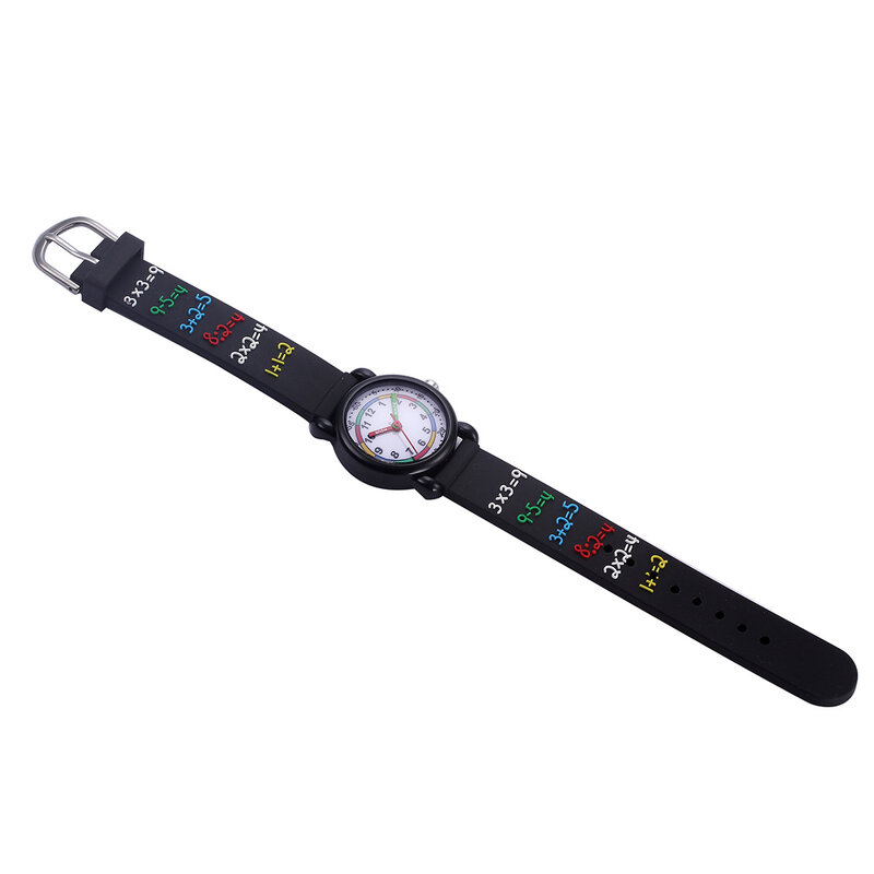 Children's Brand Cartoon Watch Waterproof Elementary School Students Color Dial Sports Time-aware Wrist Watch Christmas Gift