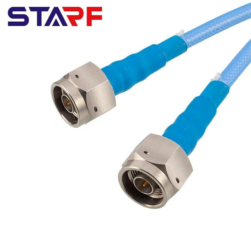 Câble de test de phase stable 18G en acier inoxydable SFT190, câble haute fréquence à tête N mâle CXN3506 UFB311A