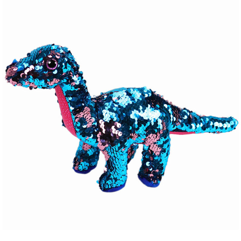SpaceX Dinosaur sequin Toys Long Tremore dinosaur toys American astronaut same paragraph plush dinosaur toy Children's Day gift