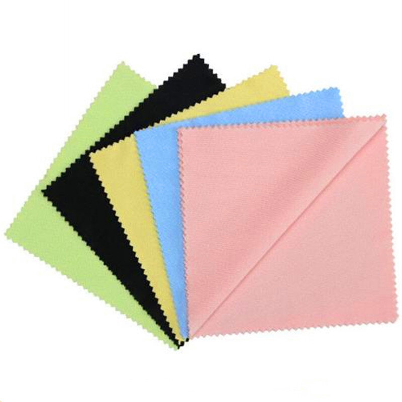 10 Pcs Portable Microfiber Cleaner Cloth For Glasses Eyeglass Sunglasses High Quality Eyewear Accessories Wholesales