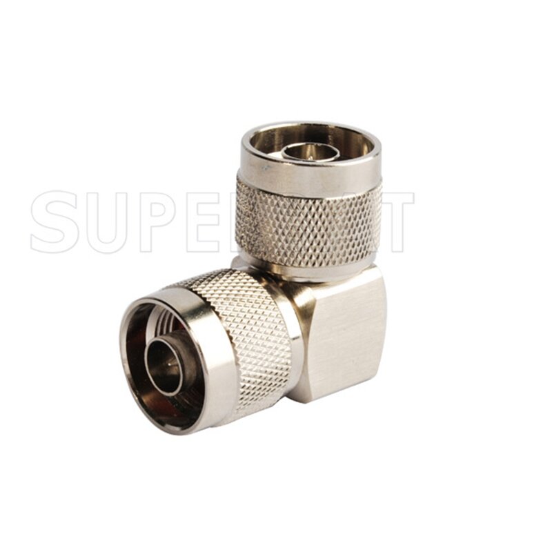 Superbat 5 Buah N Adaptor N Plug Ke Male Sudut Kanan Konektor RF Coaxial