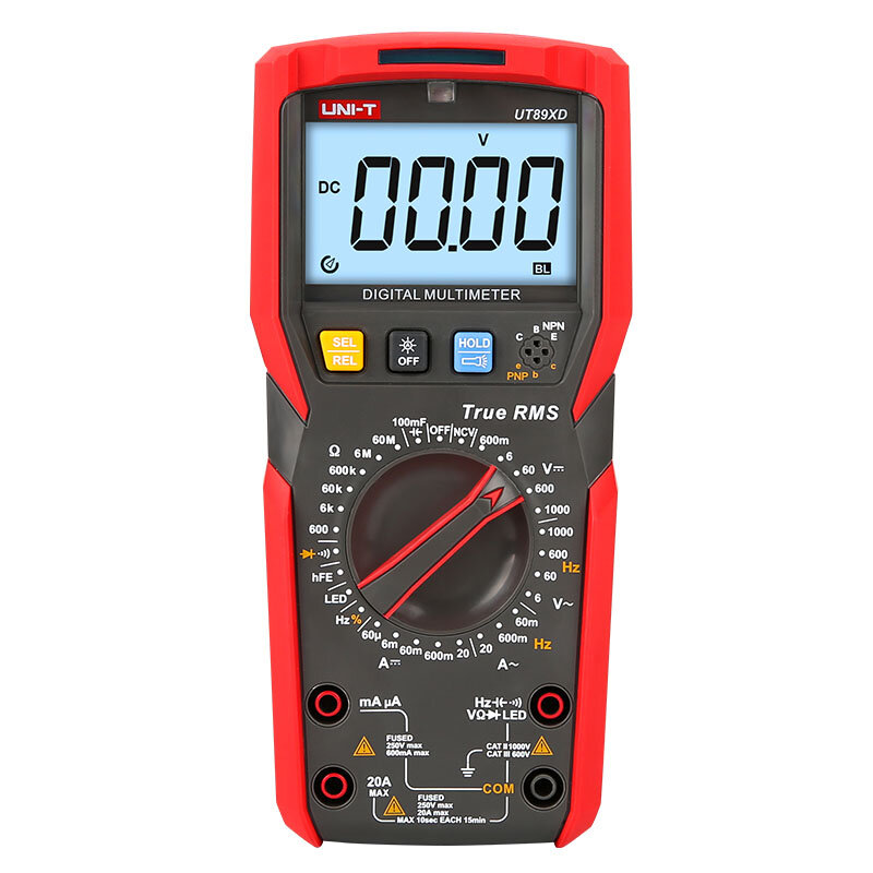 UNI-T multimetro digitale vero RMS del voltmetro di ca/cc del Tester di RMS del multimetro di UT89X/UT89XD Digital