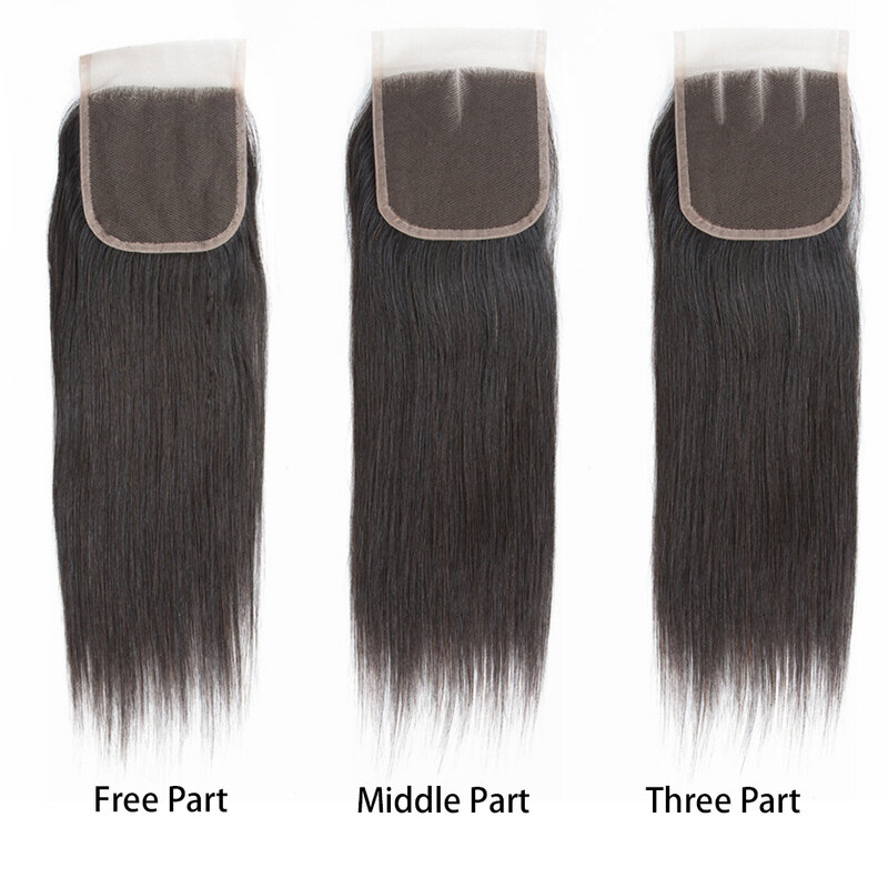 Пупряди волос Аманда с двойным рисунком, с застежкой, 4x4 дюйма, необработанные натуральные человеческие волосы, прямые перуанские волосы, пу...