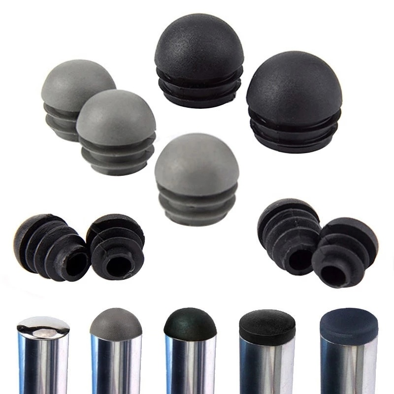 12Pcs Plastic Round pipe plug 16-50mm tube End Caps non slip Chair Leg Foot dust cover Floor Protector pad Furniture Accessories