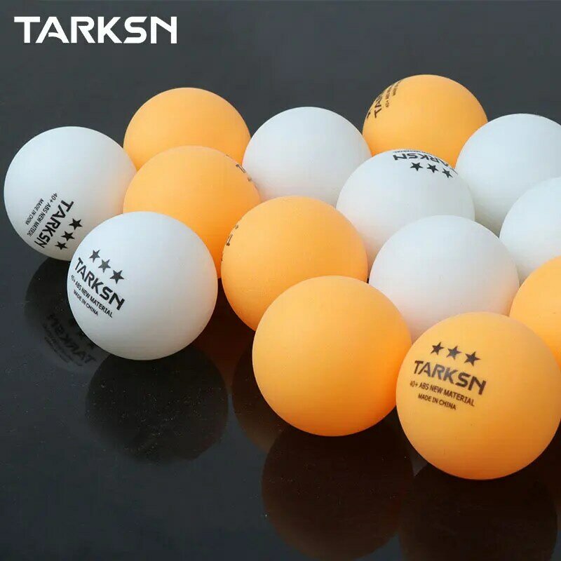 TARKSN 10pcs ABS Material Table Tennis Balls 3 Star  40+mm 2.8g Plastic Ping Pong Balls for TableTennis Tenis PingPong Ball