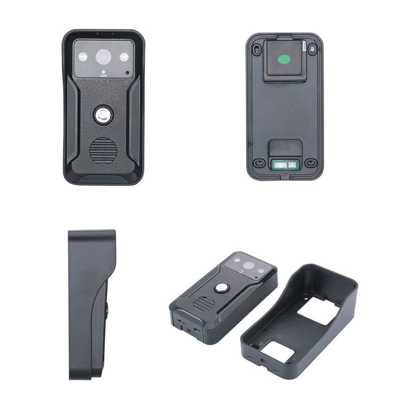 Sistema de intercomunicación Visual RFID de 7 pulgadas, timbre HD, cámara 1000TVL con cerradura electrónica de acero inoxidable para el hogar