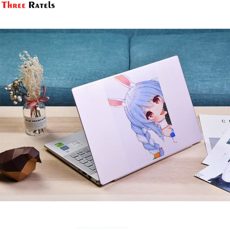 Three Ratels H180 3D Anime Girl Usada Pekora Hololive Personalized Creative Scratch Stickers  Auto Decals Vinyl Materia Stickers