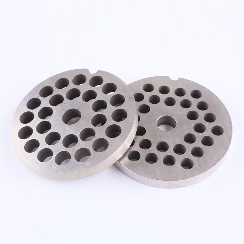 #22 Type Manganese Steel Meat Grinder Plate 3-24mm Cutting Plate For Meat
