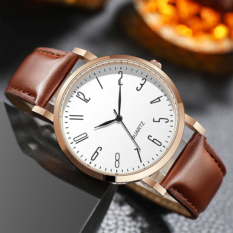 Watches Mens 2020 Casual Business Belt Men's Watch Quartz Watch For Men Relojes Para Hombre Montre Homme Часы Мужские Наручные