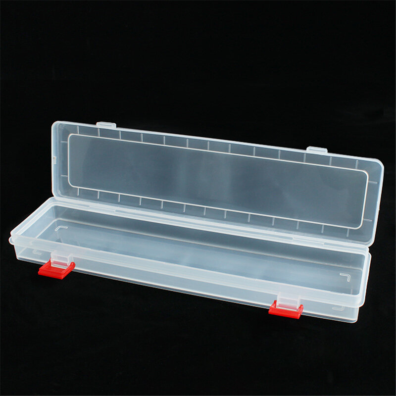 14 inch long transparent parts box extended tool box PP transparent box tool storage box