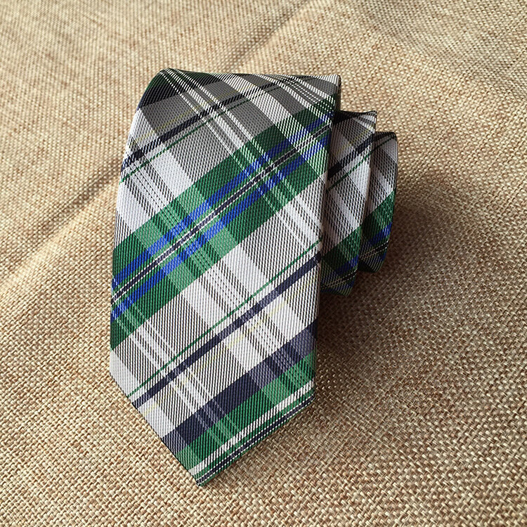 Męskie klasyczne wąski krawat nowe mody tkany jedwab krawat na datę wesele sukienka na szyję formalny krawat Corbatas Para Hombre