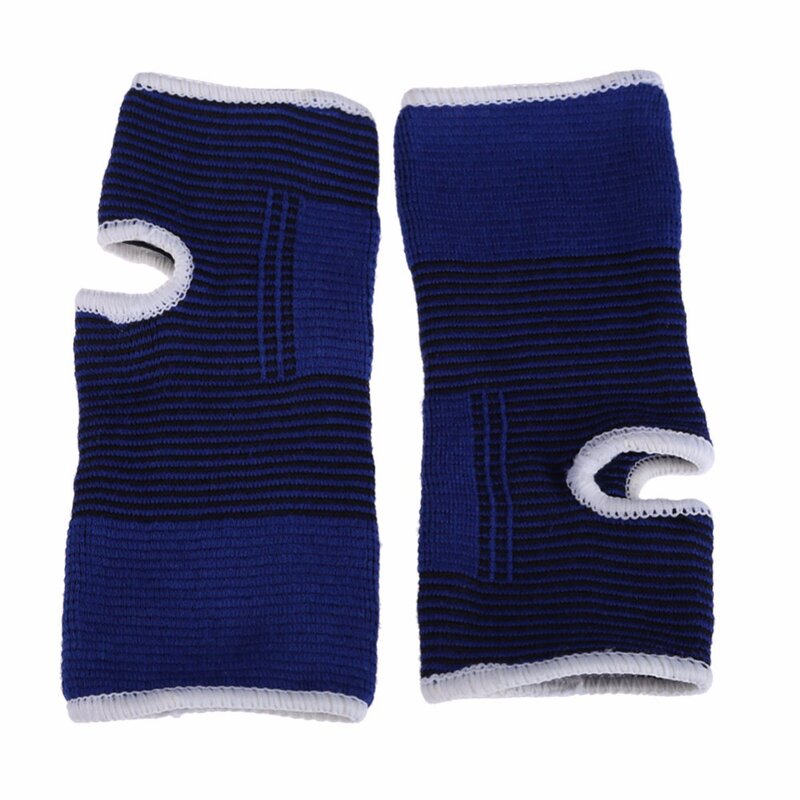 Rodilleras elásticas azules para el gimnasio, soporte para la rodilla, artritis, lesiones, 1 par