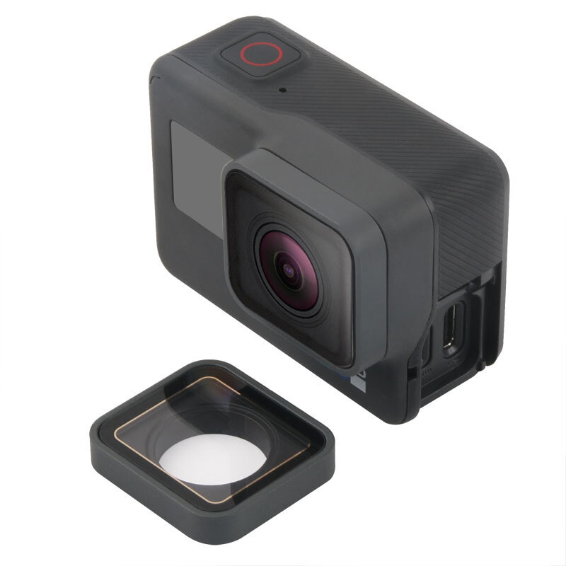 Gopro hero7 6 5カメラ用レンズガラス防水保護レンズカバー修理交換用uvレンズ