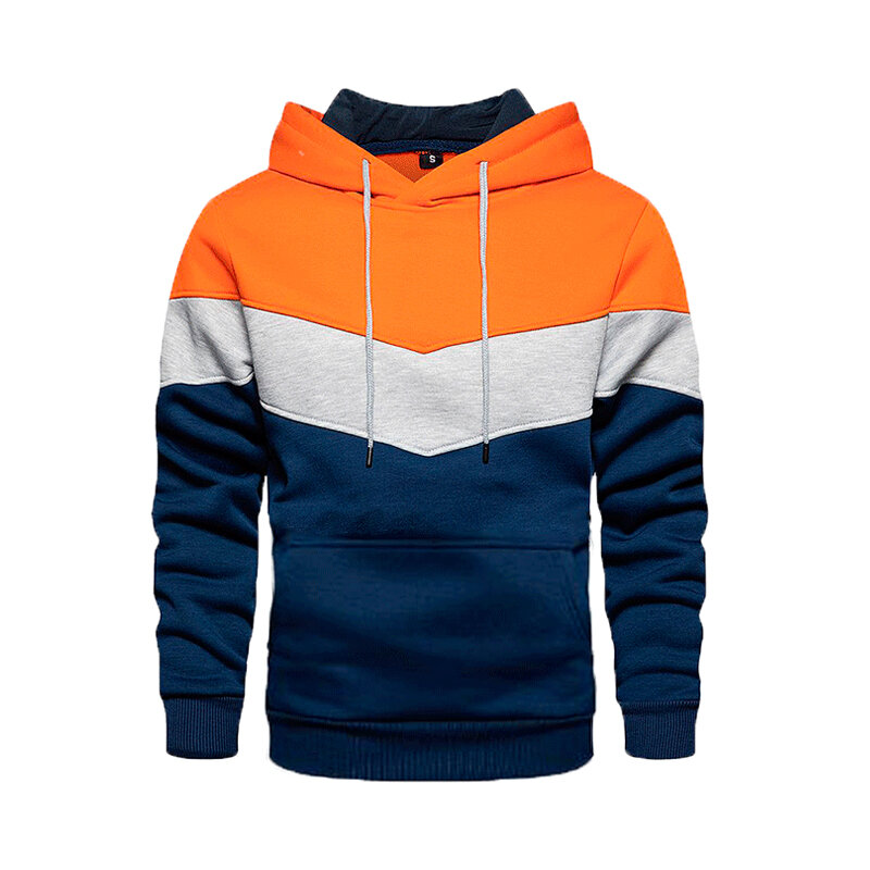 Spring Autumn Men's Hoodies Color Striped Slim Hooded Sweatshirts Mens Coats Male Casual Sportswear Streetwear Dropshipping