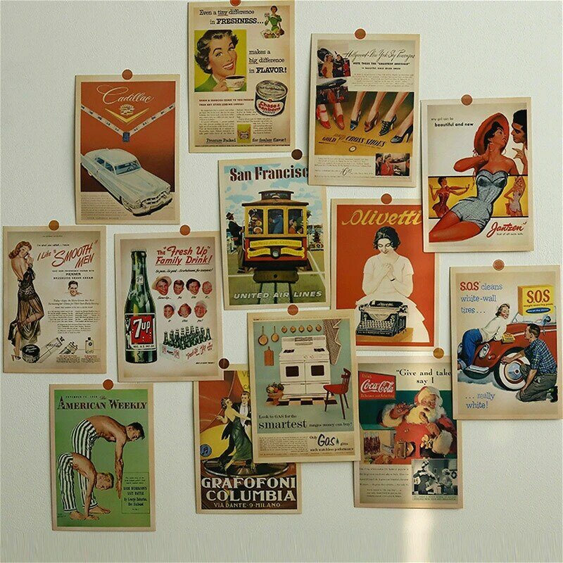 32 Stuks Retro Oude Photo Postcard Klassieke Zuivel Album Wanddecoratie Poster Vintage Collectible Wenskaart Briefpapier Gift