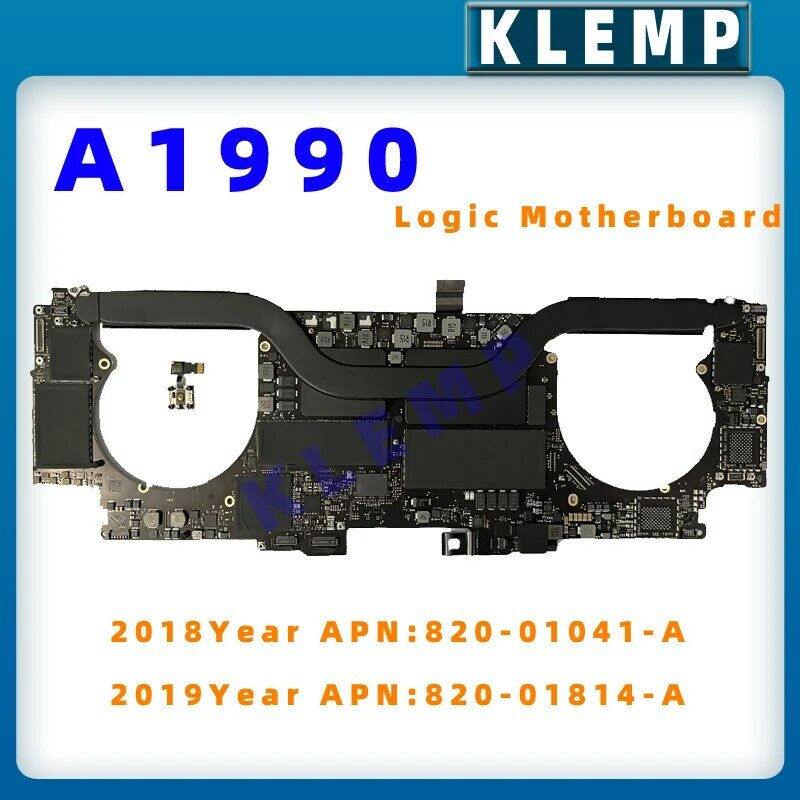 Original A1990เมนบอร์ด820-01041-A 820-01814-A สำหรับ MacBook Air 15 "Logic Board 2.6GHz 16GB 256GB 512GB 2018 2019ปี