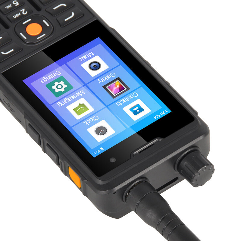 Sbloccato ANYSECU P5 4G Radio di rete Android 9.0 WIFI GPS telefono cellulare UHF Walkie Talkie analogico funziona con REAL-PTT ZELLO