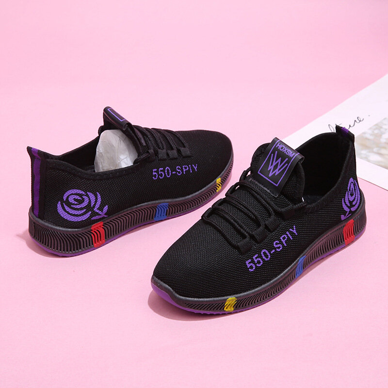 Tênis plataforma branca feminino, sapato casual coreano para mulheres 2020