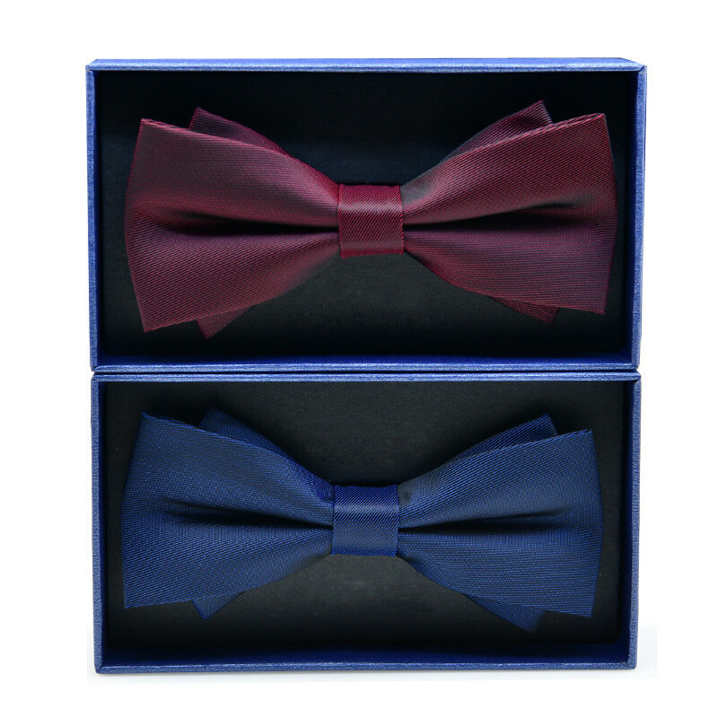 ربطة عنق زفاف بريطانية للرجال ، لون عادي ، 2020