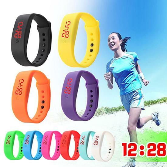Correa de silicona para hombre y mujer, pulsera Digital con pantalla LED, reloj deportivo de pulsera, venta al por mayor, gran oferta