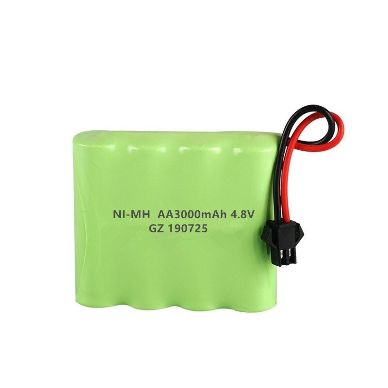 4.8v 3000mAh Rechargeable Battery For Rc Cars Tanks Robots Boat Ship Toys Gun NiMH AA 4.8 v Battery Pack With Charger