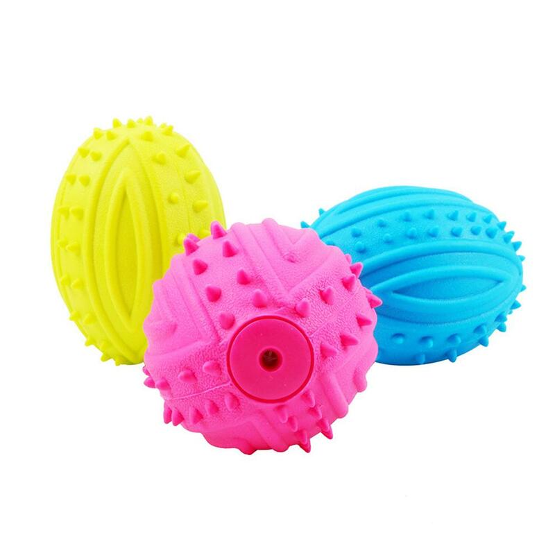Dog Ball Tooth Cleaning Molar Bite Chewing Training Interactive Toy Pet Products Puppy Garden 2021
