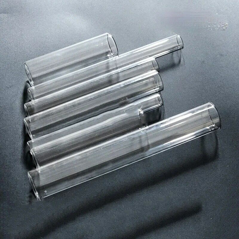 Glas Reagenzglas Flache Mund Flachen Boden Reagenzglas Durchmesser 12/13/15/18/20/25/30mm