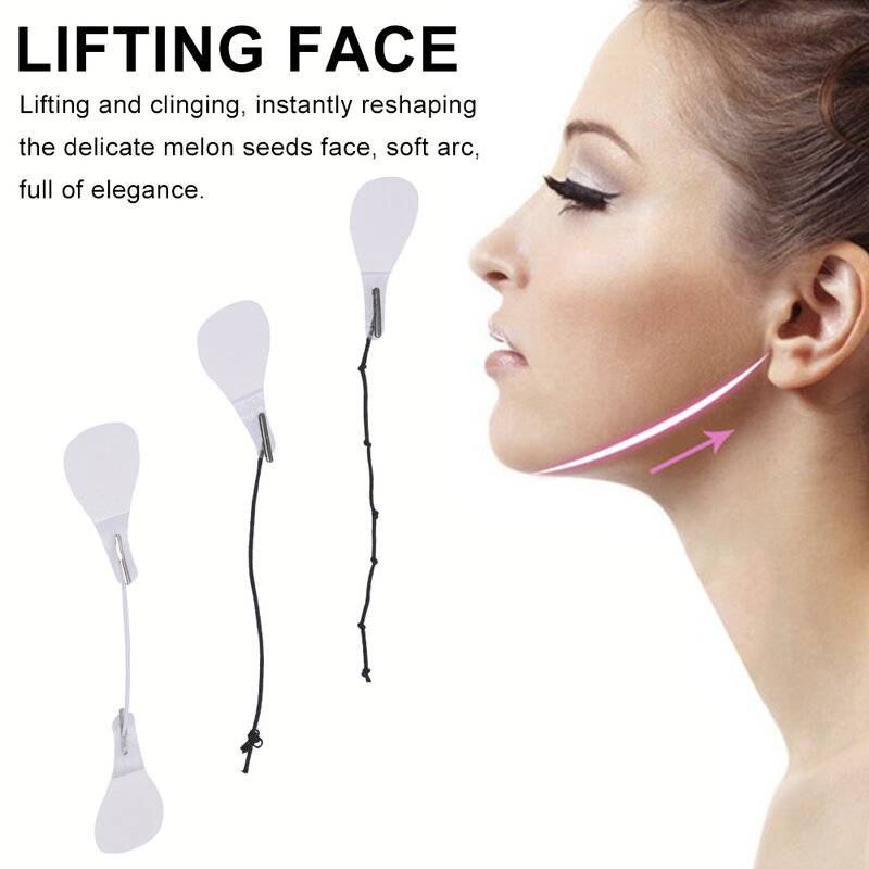 40Pcs/Set Invisible Thin Face Stickers V-Shape Face Facial Line Wrinkle Sagging Skin Face Lift Up Fast Chin Adhesive Tape