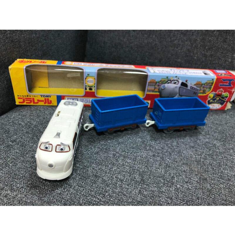 New Plarail Chuggington CS-11 Harrison Chatsworth Electric Motorized Toy Train Model Kids Toy Gift