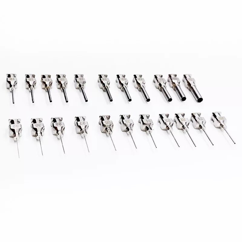 12PCS/LOT all metal dispensing needle 1/2inch-cannula blunt-end