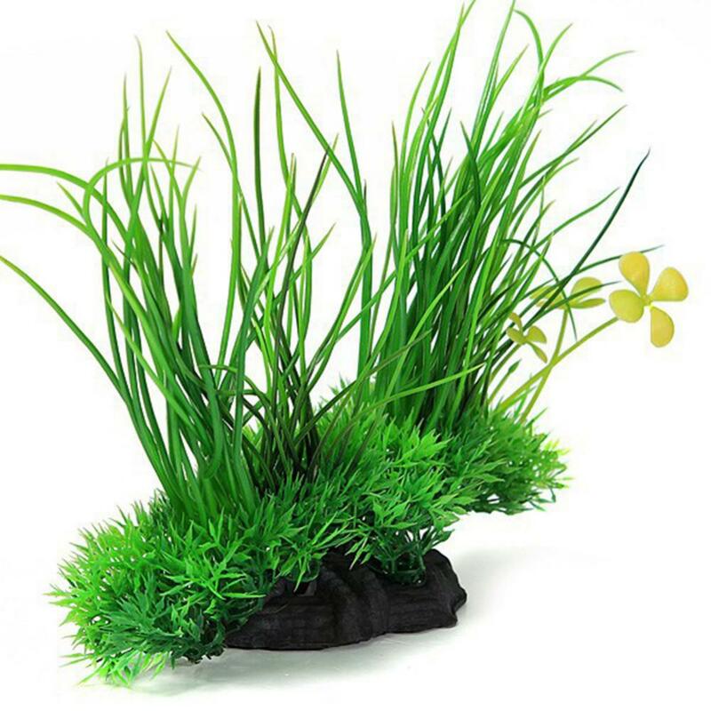 Piante acquatiche artificiali simulazione dell'acquario erba paesaggio pianta acquario ornamenti per acquari accessori decorativi