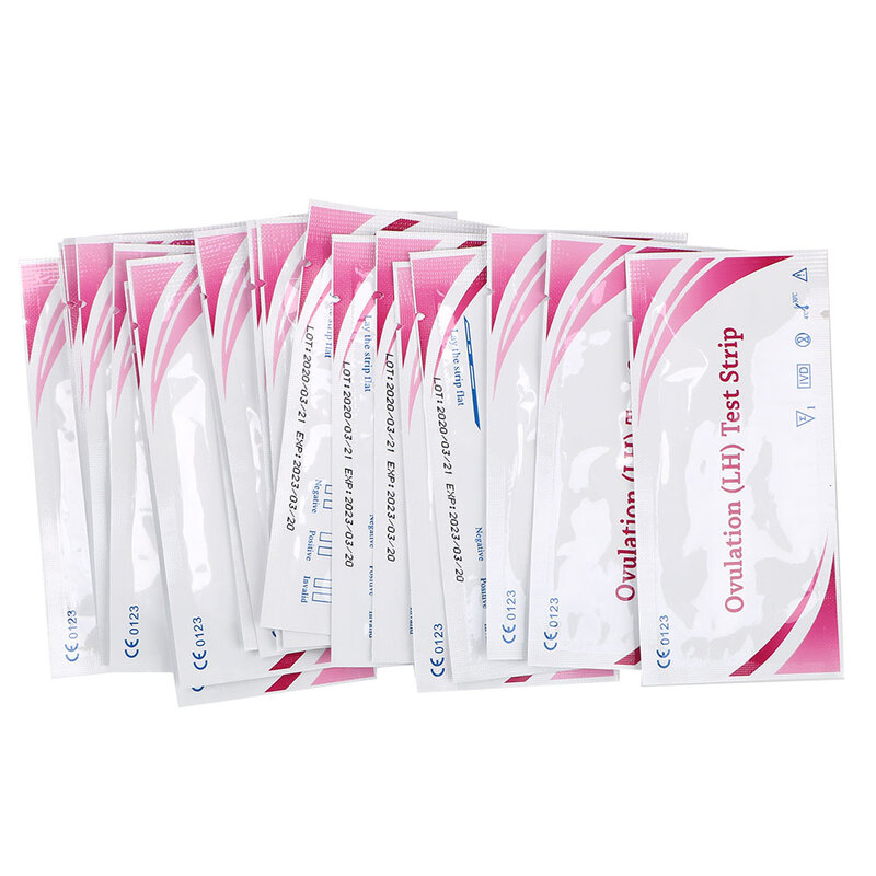 VATINE-Bandelettes de test d'ovulation LH, test d'urine, test de grossesse, première réponse, précision supérieure à 99%, 20 pièces