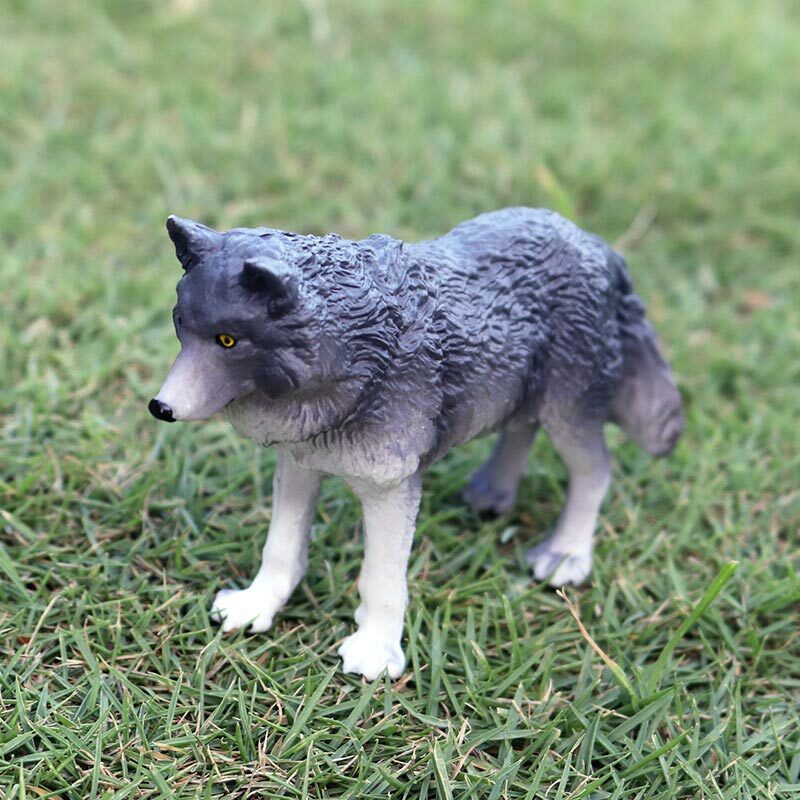Neue Klassische Hunde Tiere Savage Wilden Wölfe Tiere Modell Action-figuren Wolf Hund Puppe PVC Bildung Kinder Sammlung Spielzeug Geschenke