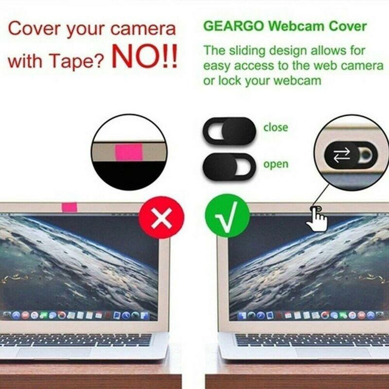 Webcam quente capa ímã do obturador slider plástico para eu telefone web computador portátil para tablet câmera do telefone móvel privacidade adesivo